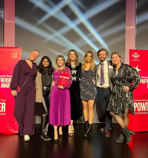 group of people gathered in the stage