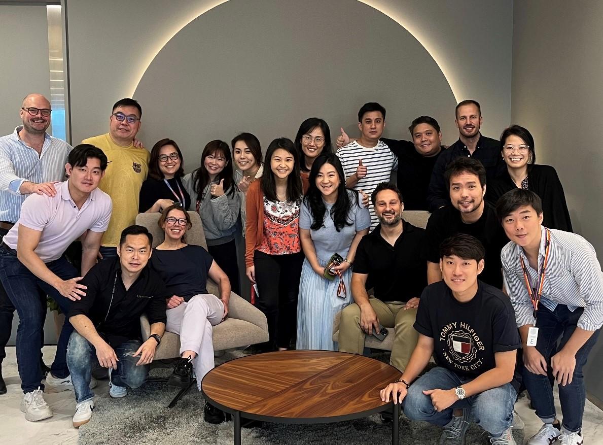 group of people smiling