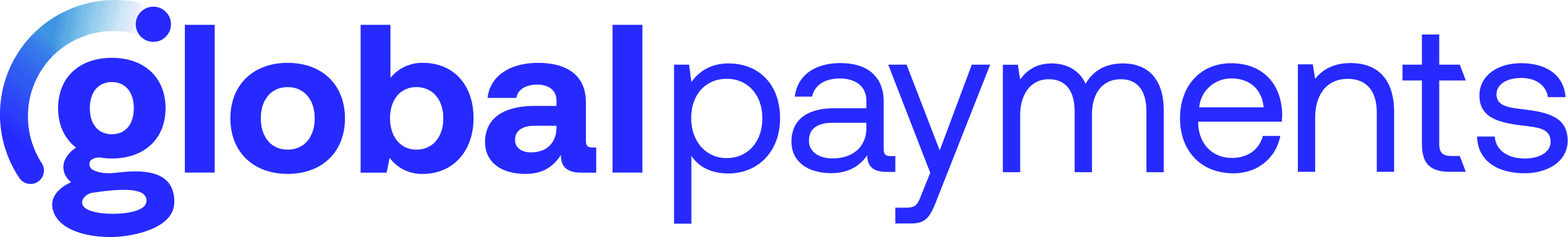 blue global payments logo