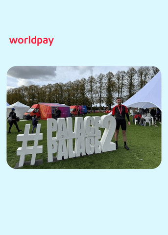 palace to palace with bike rider